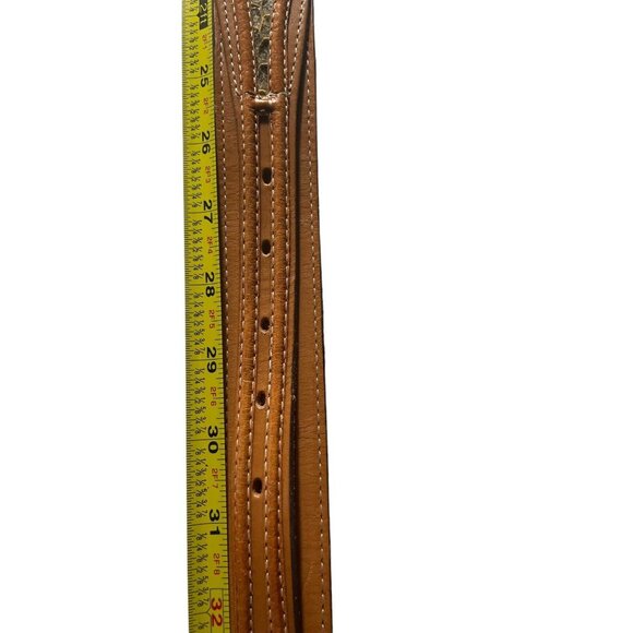 Rattlesnake Leather Belt Handcrafted in Mexico Women’s Size 28 Brown Textured main image 6